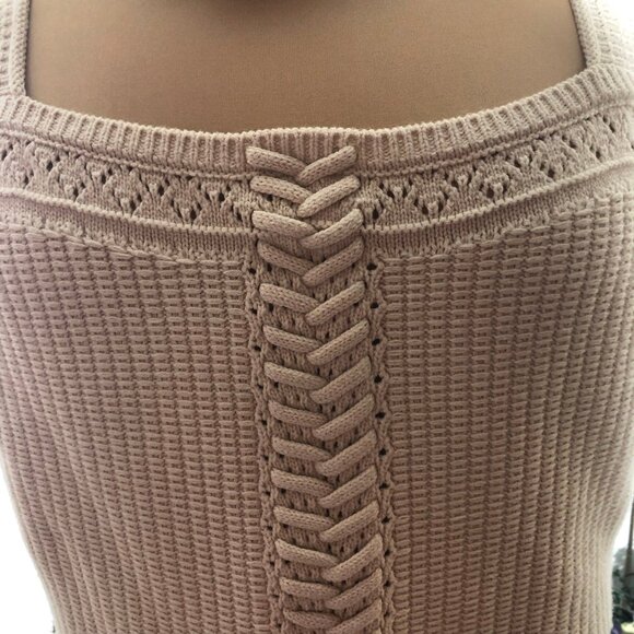 Ryegrass Cream Crochet Knit Crop Tank Top XXL - Picture 10 of 10